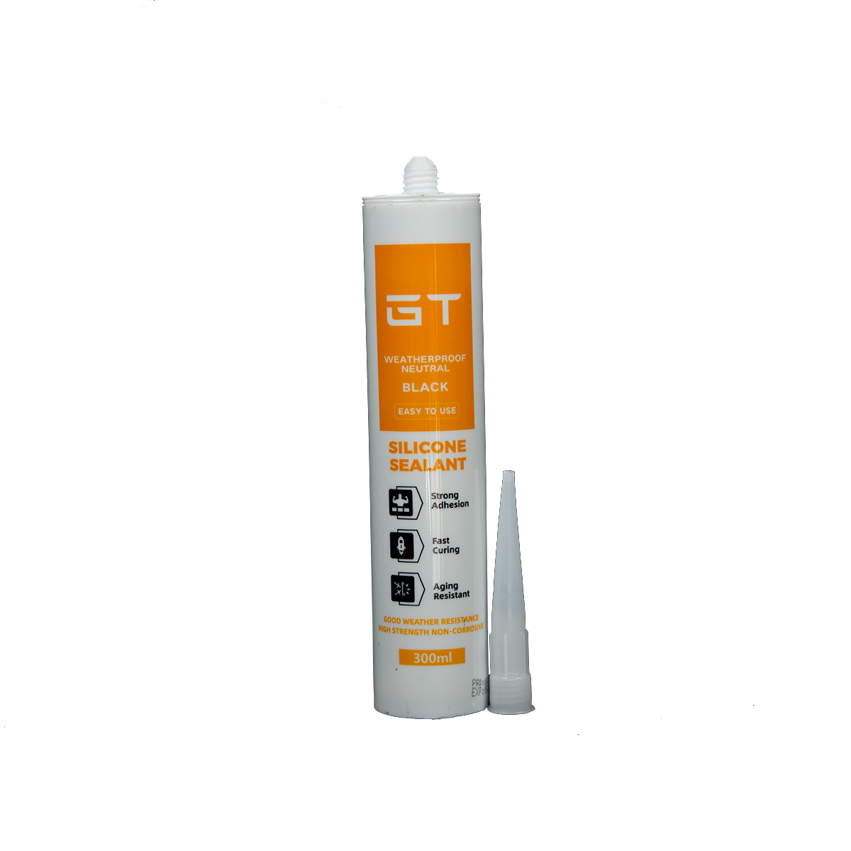 WEATHERPROOF NEUTRAL ADHESIVE - Black